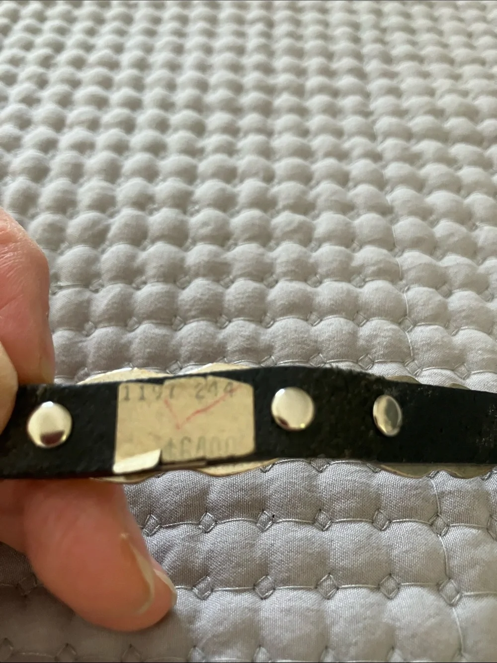 Black Leather Belt with Silver-Tone Chain Accents - Women's Accessory